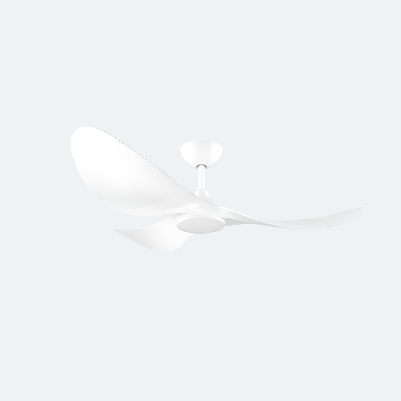Af37 52 White Ceiling Fan Without Light Aerahausfan - 52 White Ceiling Fans Without Lights